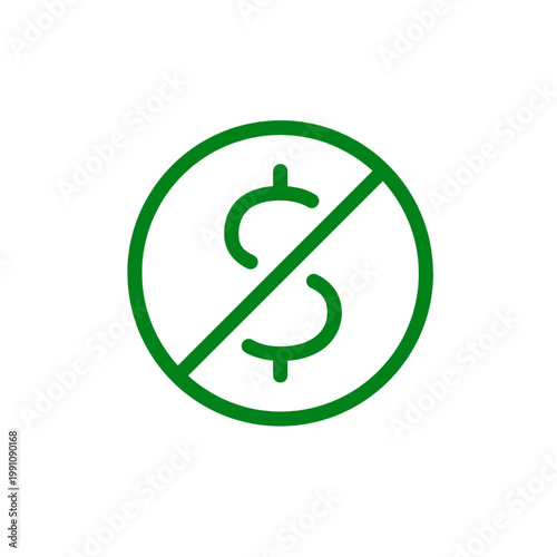 no money icon 