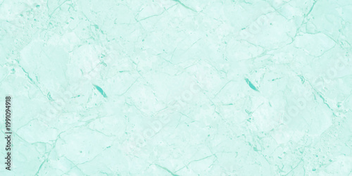 Light teal marble texture background with white veins, abstract turquoise stone surface for luxury interior and web design