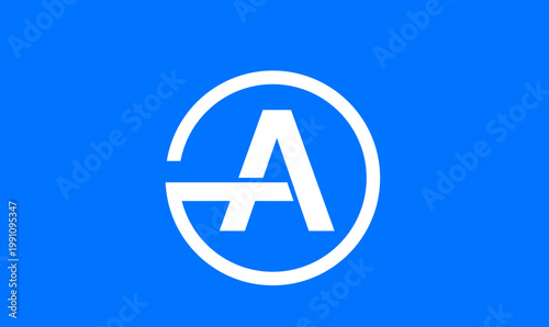 A Letter Logo Design, Minimal A Monogram Logo, Modern Alphabet Branding Icon