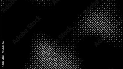 Black and White Zigzag Pattern Video - This video features an abstract, hypnotic pattern of black and white zigzags