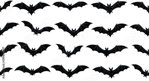 halloween bats vector