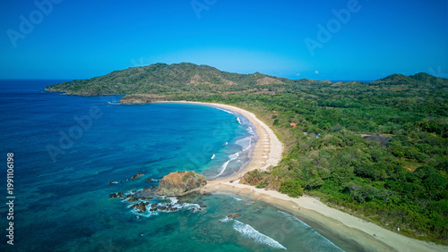 Konstfotografi view of the coast of the sea