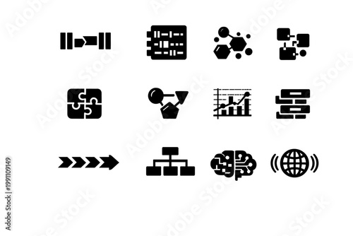 Simple symbol ai vector generation fill black icon icons subword grid linguistics