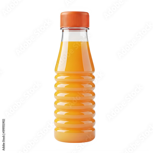 A bottle of orange juice