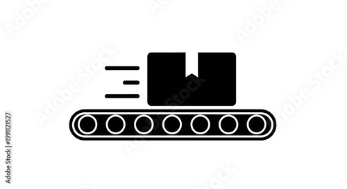 Industrial Robot Arm Moving Quickly.