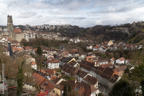 Blick über Fribourg