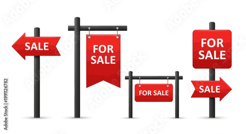 Collection of cartoon mouth illustrations with vibrant red lips expressing various emotions and sounds like smiles and shouts