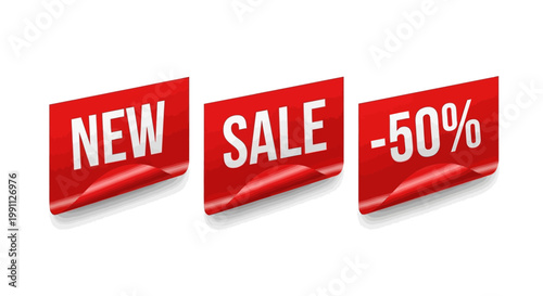 Collection of cartoon mouth illustrations with vibrant red lips expressing various emotions and sounds like smiles and shouts