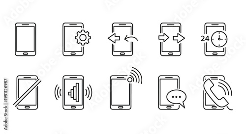 Collection of cartoon mouth illustrations with vibrant red lips expressing various emotions and sounds like smiles and shouts