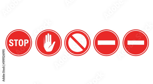 Collection of cartoon mouth illustrations with vibrant red lips expressing various emotions and sounds like smiles and shouts