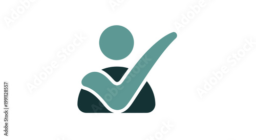A person icon with a checkmark.