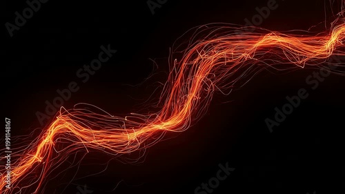 Dynamic light stream vector graphic
