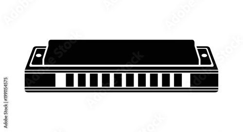 Harmonica Instrument Music.