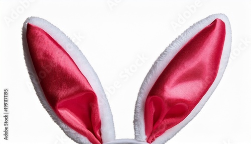 Easter Bunny Ears Isolated On Transparent Background