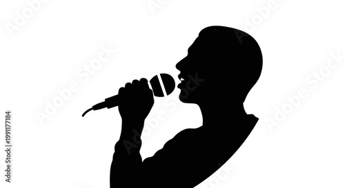 Man singing into a microphone 2.