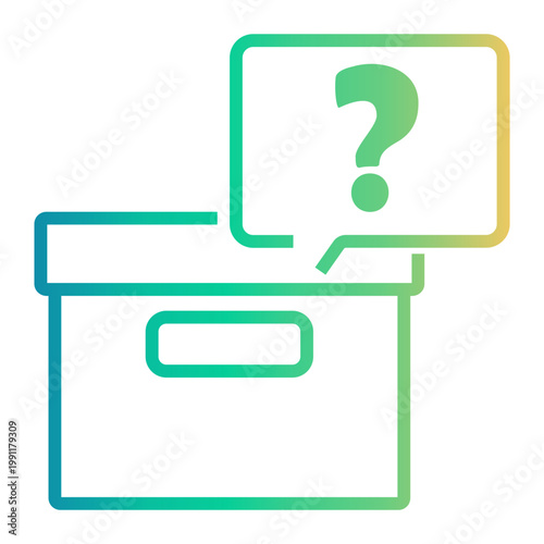 suggestion Line Gradient Icon