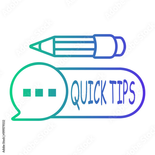 suggestion Line Gradient Icon