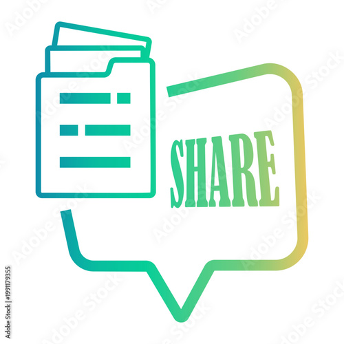 suggestion Line Gradient Icon