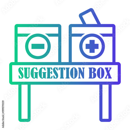 suggestion Line Gradient Icon