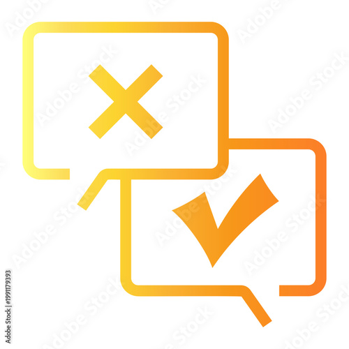 suggestion Line Gradient Icon