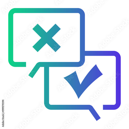 suggestion Line Gradient Icon