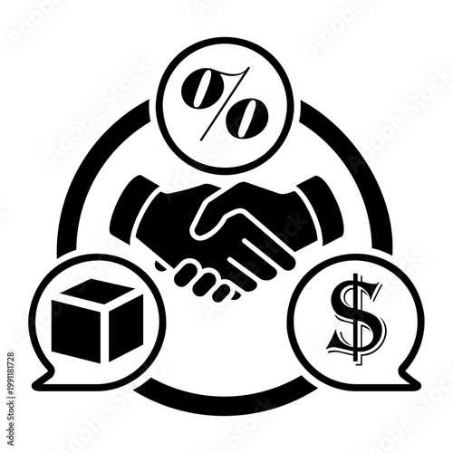 negotiation Line Icon