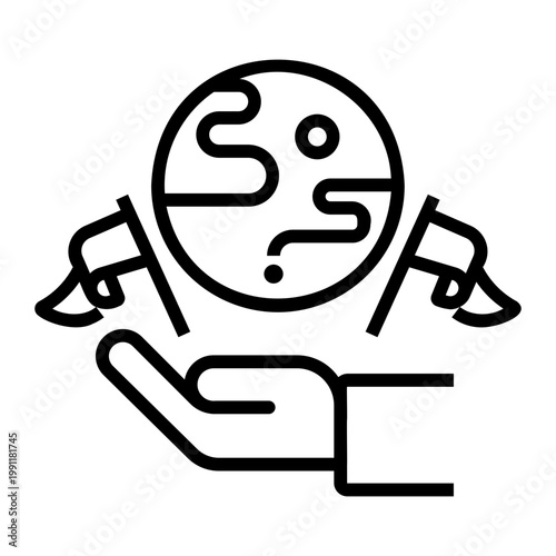 negotiation Line Icon