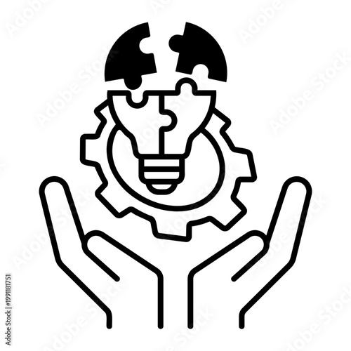 negotiation Line Icon