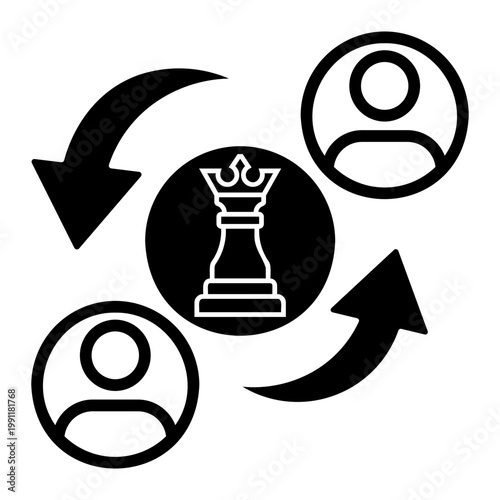 negotiation Line Icon