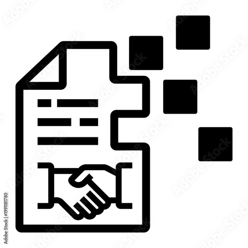 negotiation Line Icon