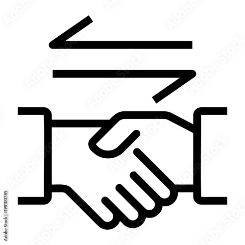 negotiation Line Icon