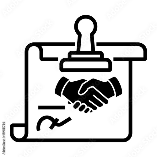 negotiation Line Icon