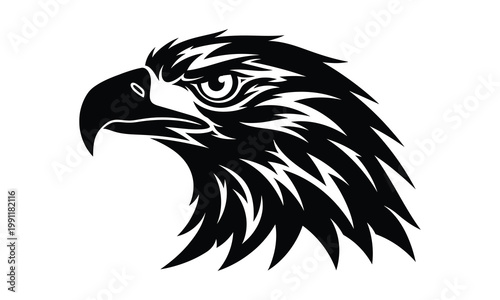 Happy halloween eagle graphic spooky bird of prey design for festive celebrations