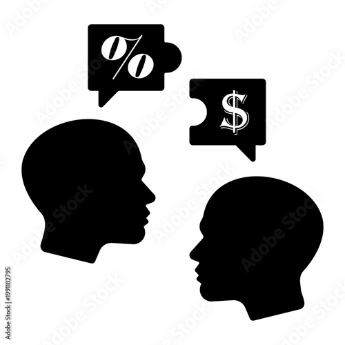 negotiation Solid icon