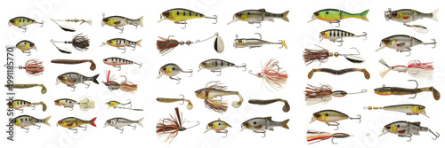 Photos Professional Fishing Lures and Baits Collection, High-Quality Artificial Swimbai
