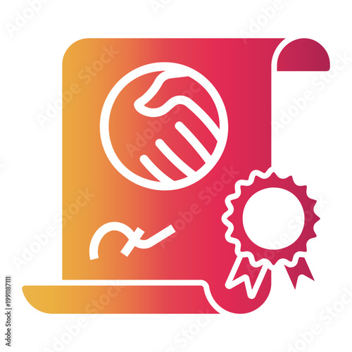 negotiation Gradient icon