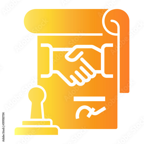 negotiation Gradient icon