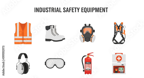 Industrial safety equipment and protective gear.