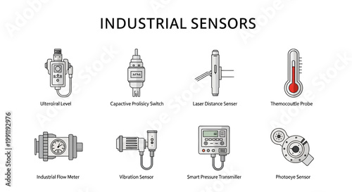 Industrial sensor technology and equipment.