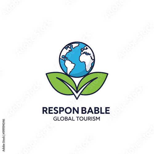 Responsible Global Tourism Earth Logo.
