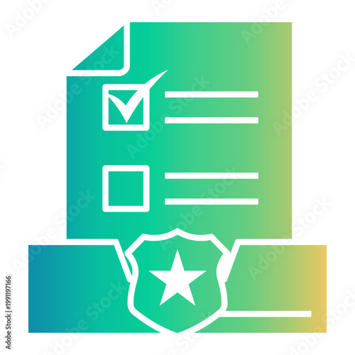checklist Gradient icon