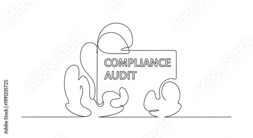 Compliance Audit Puzzle Piece Concept, Business Regulation and Legal Check