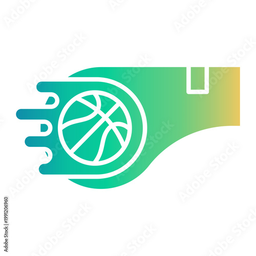 whistle Gradient icon