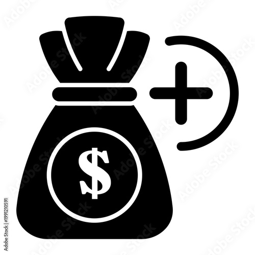 money bag Solid icon