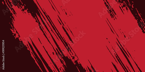 black red dragon decal brush fire volcano lava sakura Asia Japan anime style illustration sporty background banner style illustration.