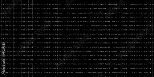 Abstract digital rain pattern with cascading lines on a black background