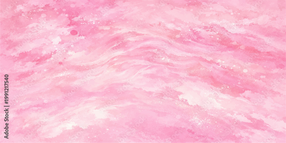 Fototapeta premium An abstract pink background features a textured grunge paint pattern with bubbles and red paper material, creating a vintage wallpaper design for a Valentine decoration