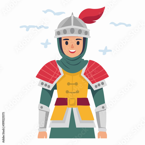 Woman Warrior in Historical Armor