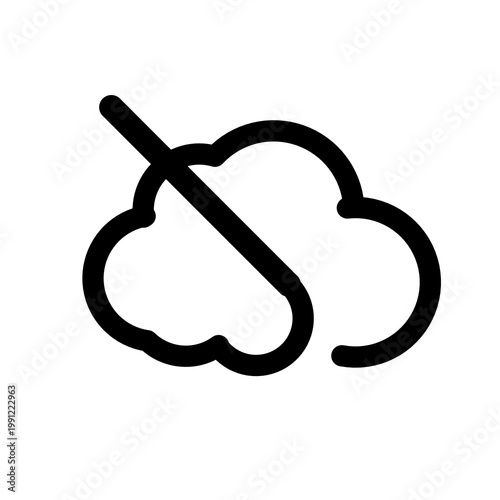 icon vector illustration of offline status