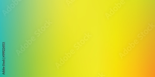 Teal green yellow orange gradient background